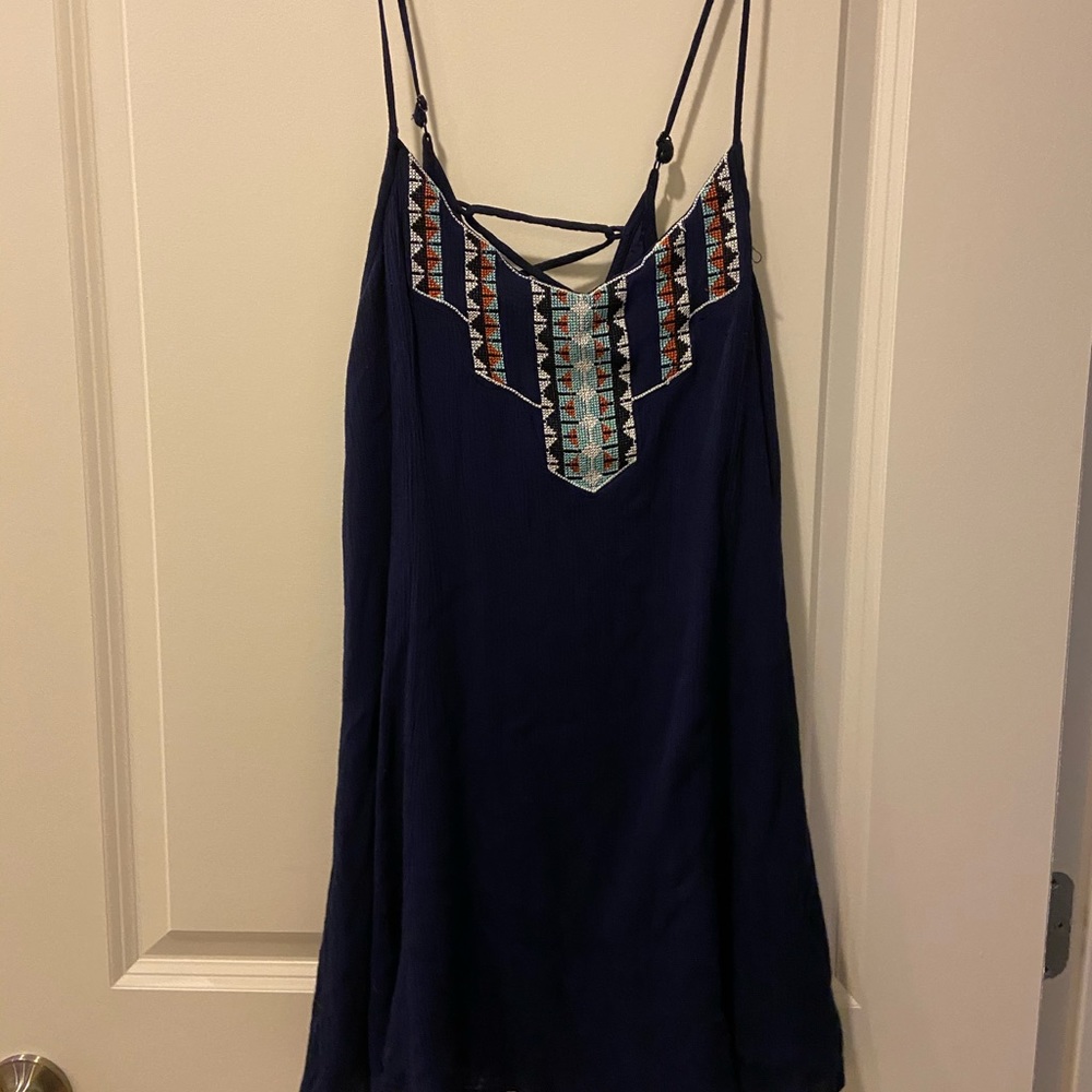 Navy blue sun dress